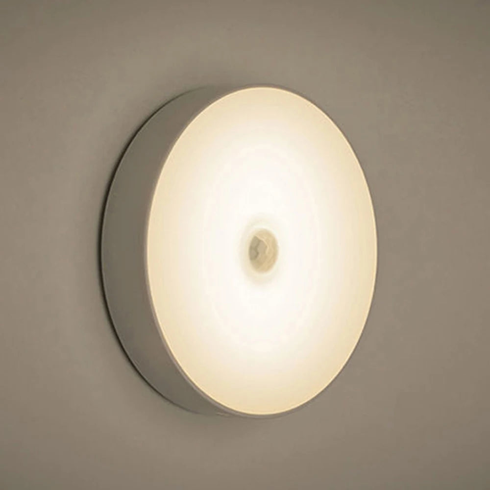 Motion Sensor Light Led USB NightLights Rechargeable Lamp for Bedroom Staircase Hallway Wardrobe Cupboard Lighting