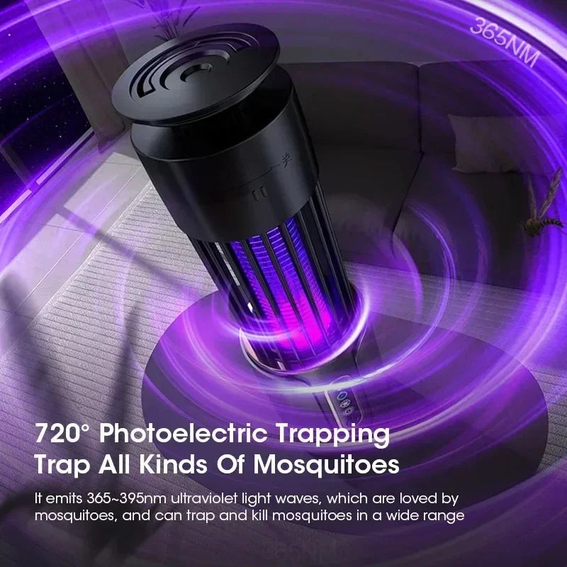 Enjoy peaceful, mosquito-free nights with smart and rechargeable protection