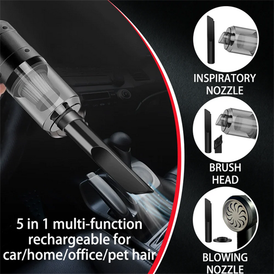 Portable mini vaccum cleaner for desk, car & home cleaning