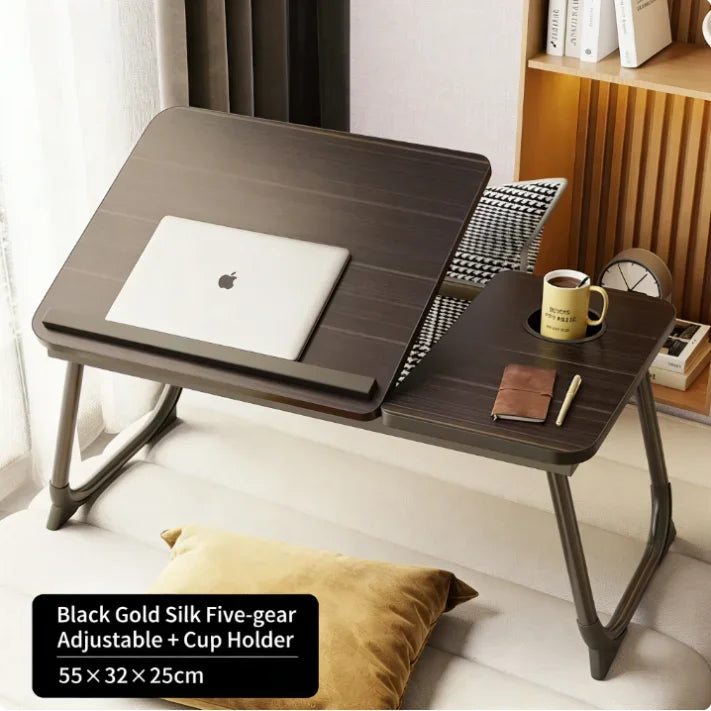 Foldable Laptop Desk for Bed Student Dormitory Bedside Table Portable Multifunctional Study Writing Working Desk for Home