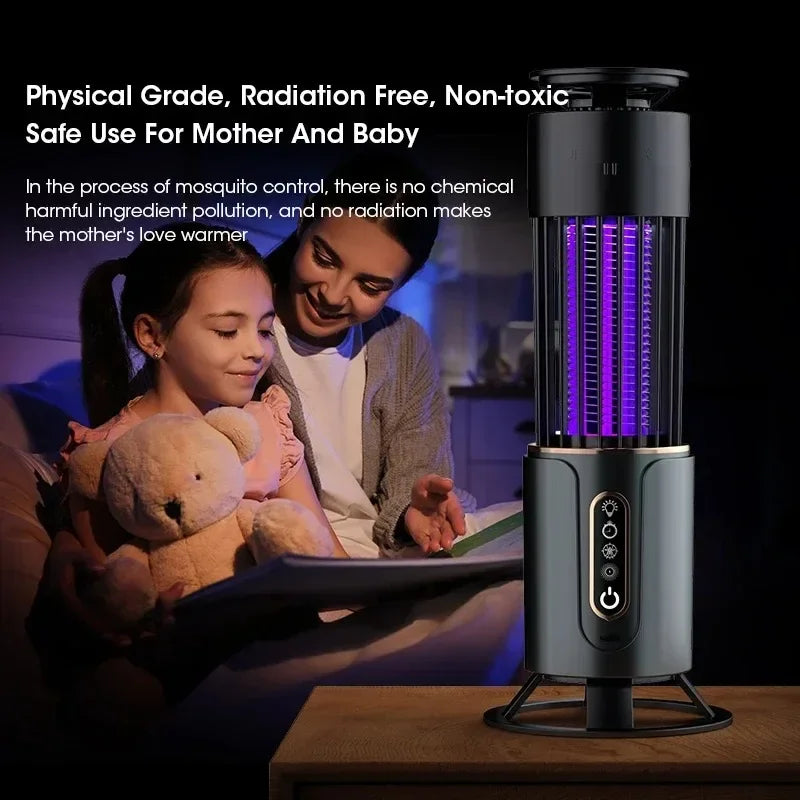 Enjoy peaceful, mosquito-free nights with smart and rechargeable protection