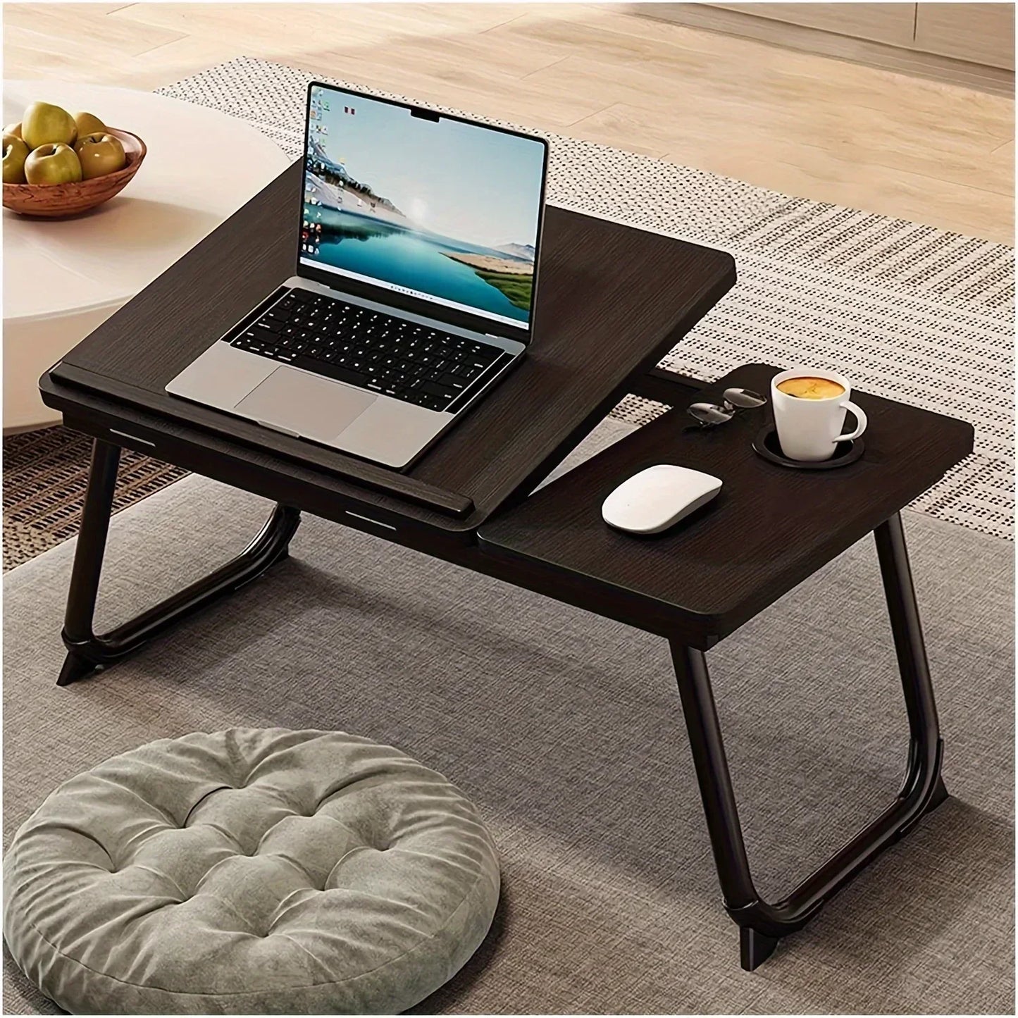 Foldable Laptop Desk for Bed Student Dormitory Bedside Table Portable Multifunctional Study Writing Working Desk for Home