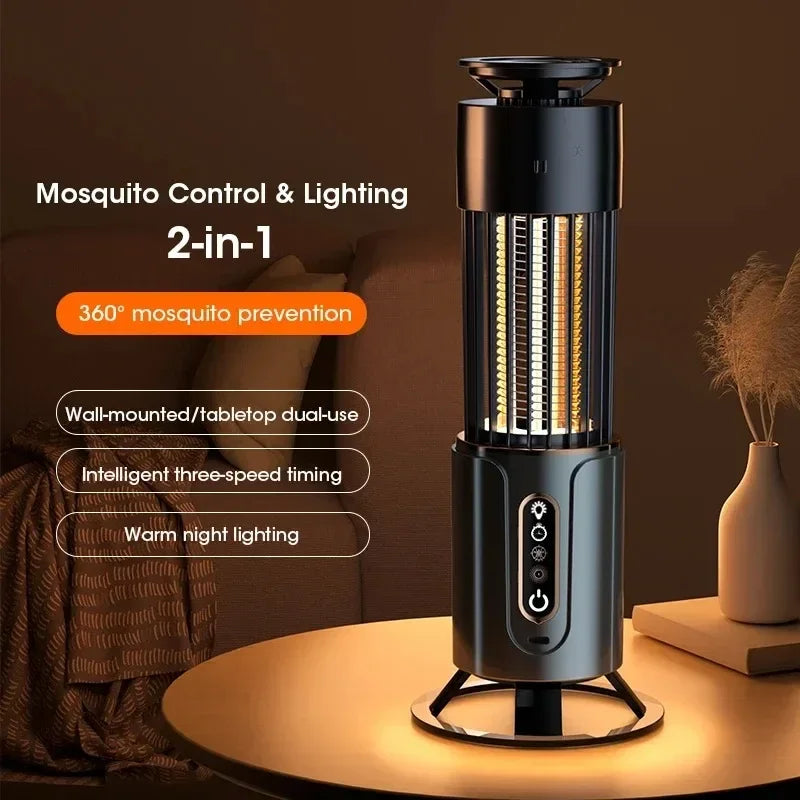 Enjoy peaceful, mosquito-free nights with smart and rechargeable protection