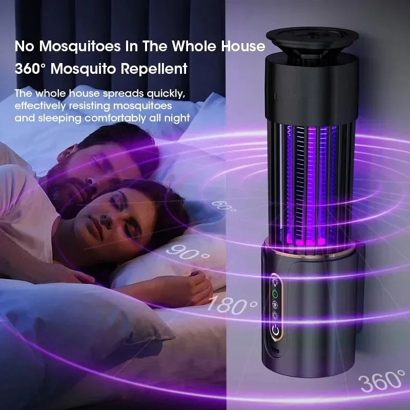 Enjoy peaceful, mosquito-free nights with smart and rechargeable protection