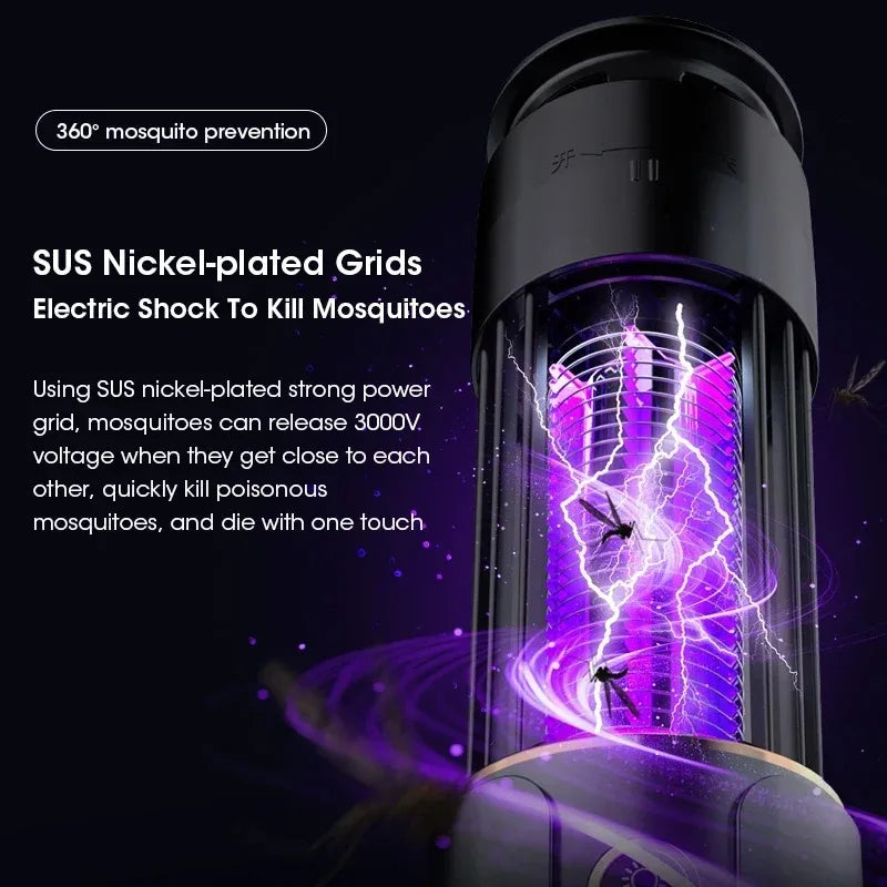 Enjoy peaceful, mosquito-free nights with smart and rechargeable protection
