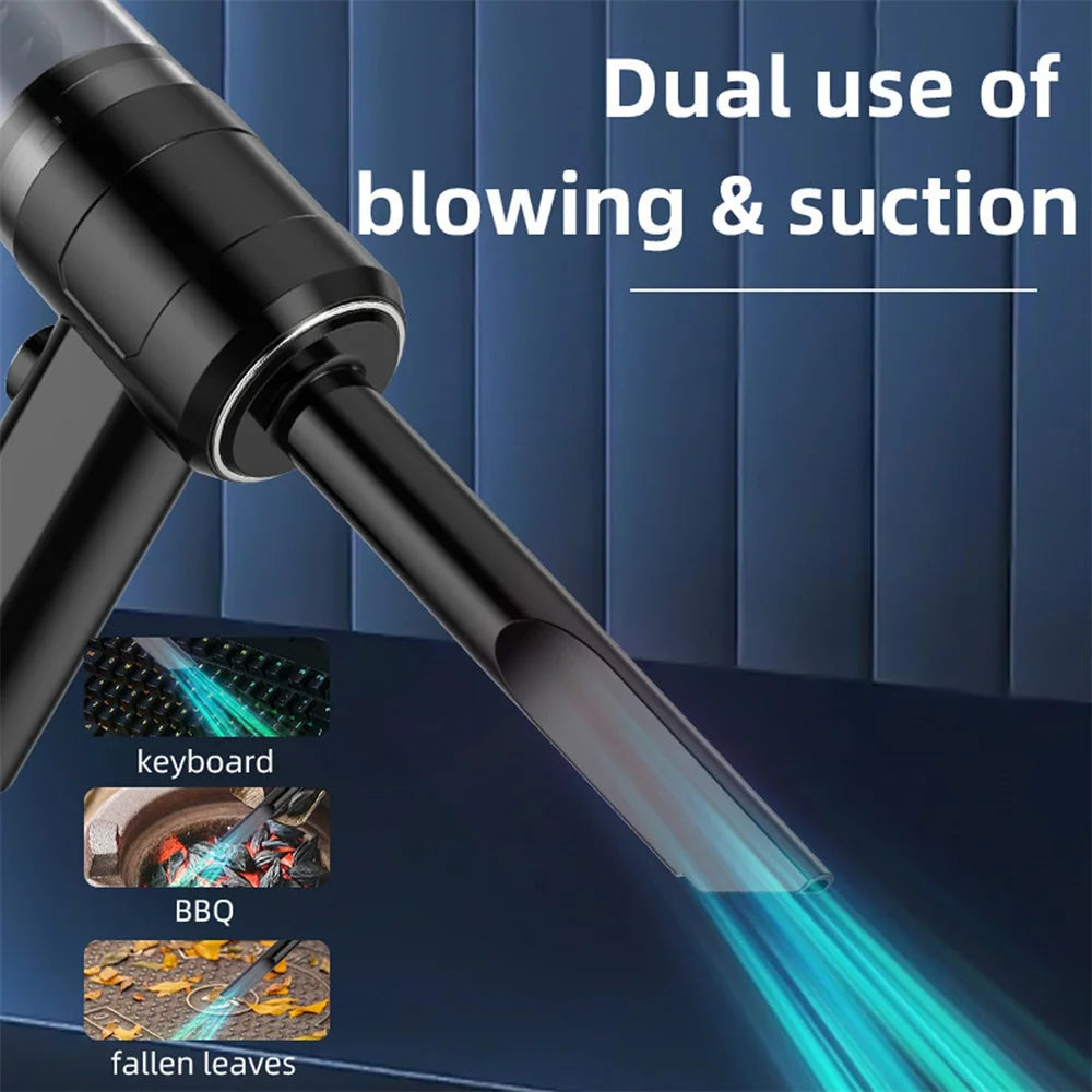 Portable mini vaccum cleaner for desk, car & home cleaning