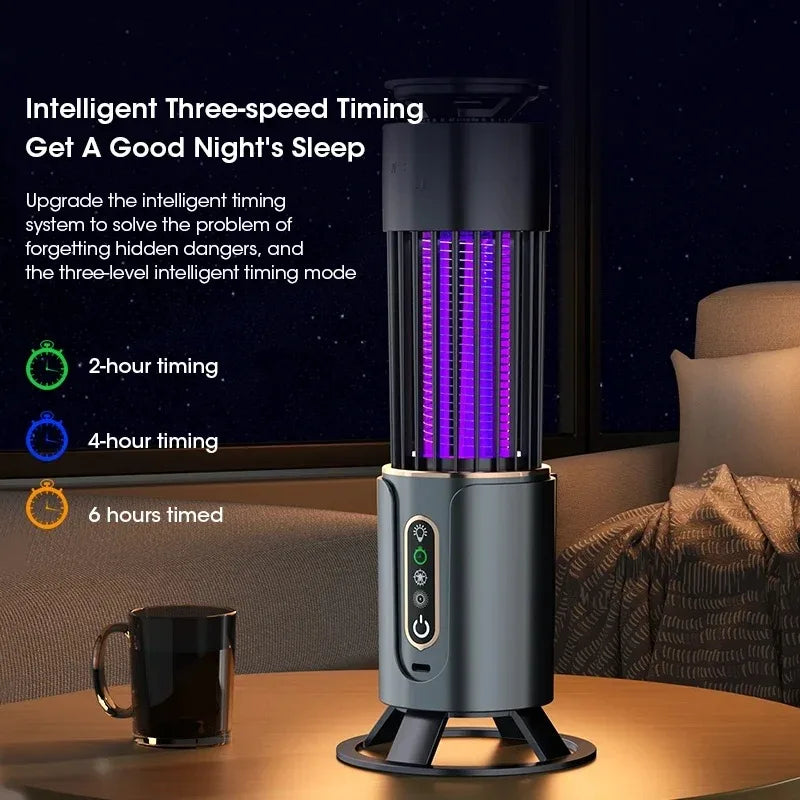 Enjoy peaceful, mosquito-free nights with smart and rechargeable protection