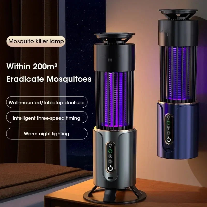 Enjoy peaceful, mosquito-free nights with smart and rechargeable protection